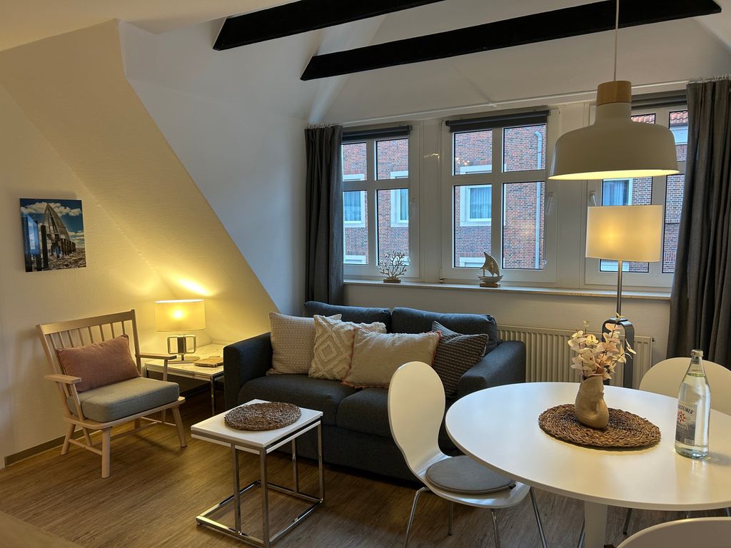 Ferienwohnung-juist-strandburg 307 für 2 bis 3 Personen mit Schwimmbad und Sauna