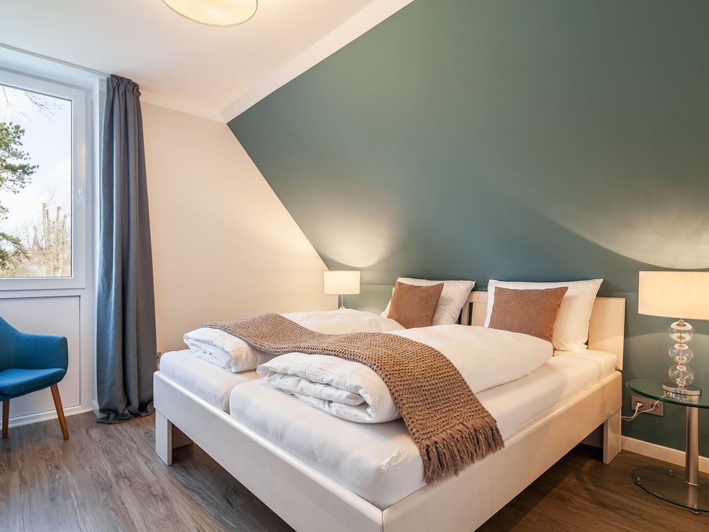 Südstranddomizil Wyk: Wohnbereich einer Ferienwohnung