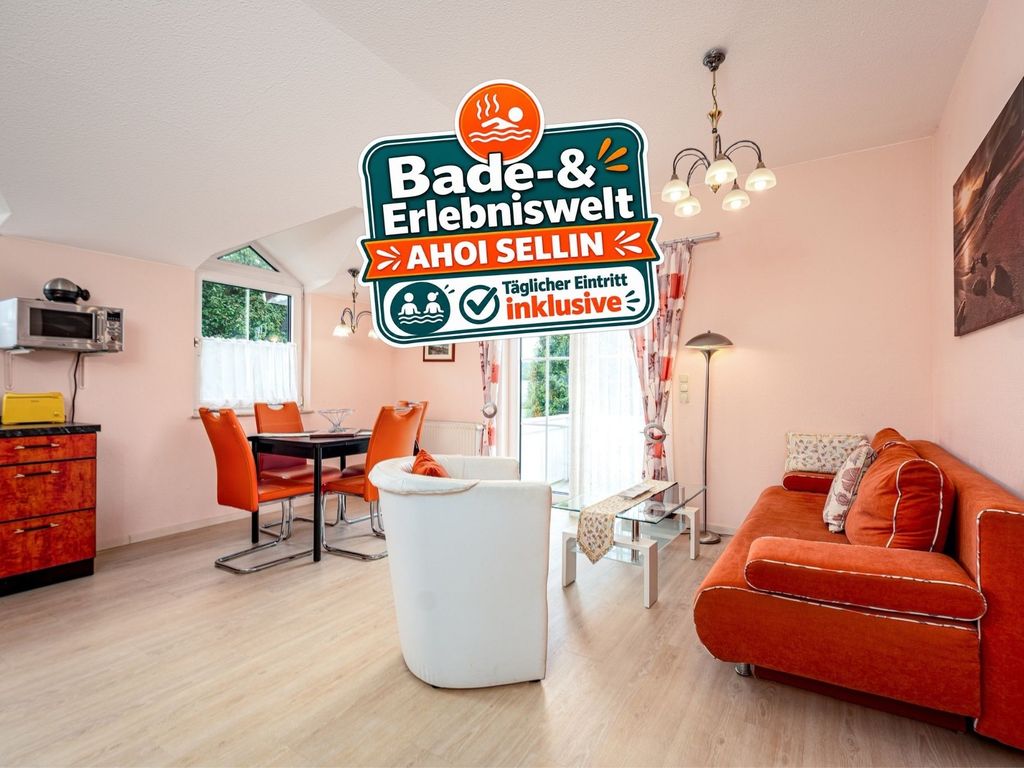 Ferienwohnung "Kranich" - Bade- & Erlebniswelt täglich inklusive