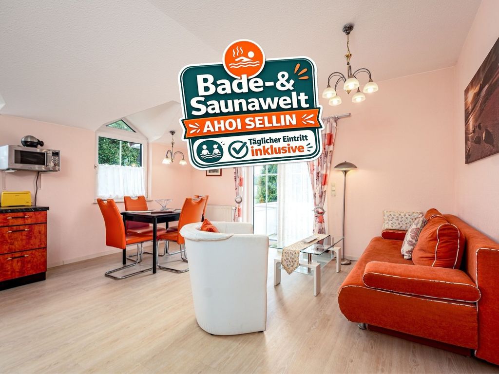 Ferienwohnung "Kranich" - Bade- & Saunawelt täglich inklusive