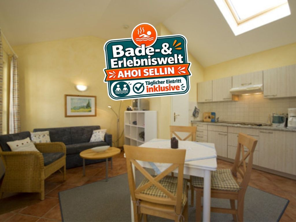 Ferienwohnung "Muschel" - Bade- & Erlebniswelt täglich inklusive