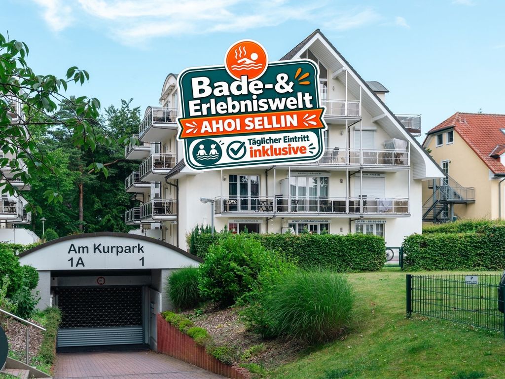 Ferienwohnung 15 "Jasmund" - Bade- & Erlebniswelt täglich inklusive