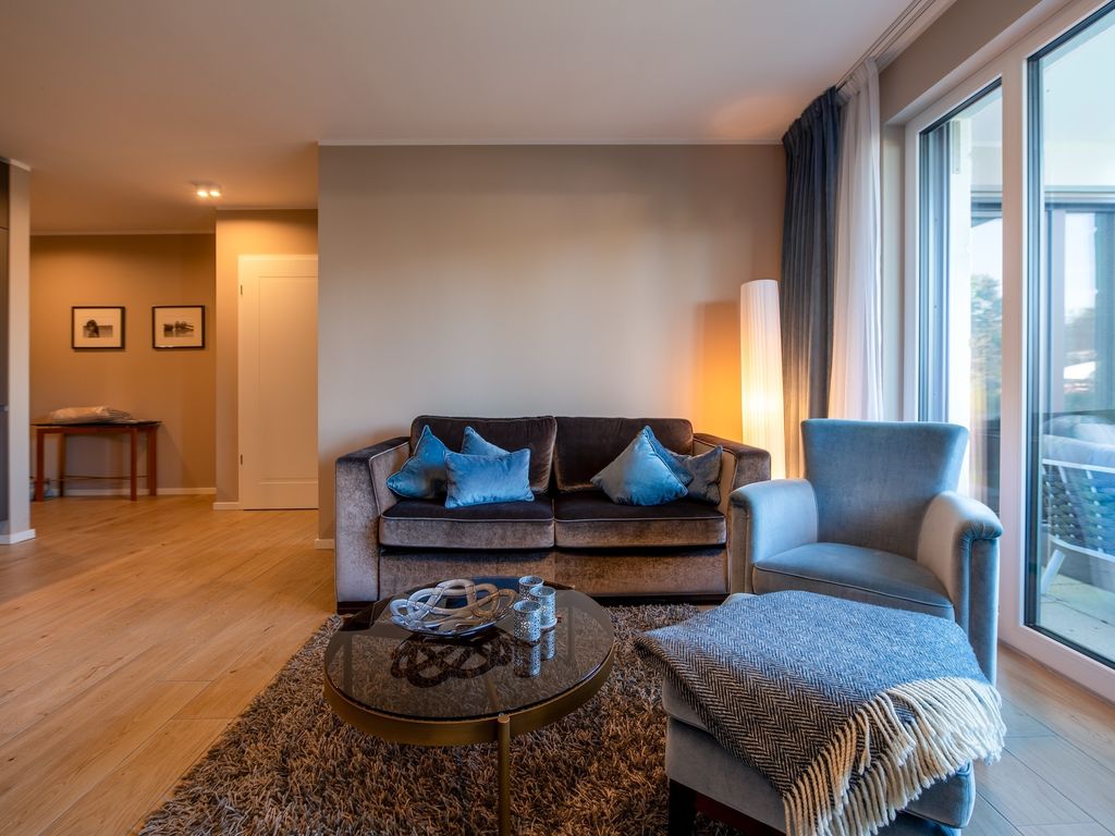 Ferienwohnung Enzian - Sauna, E-Ladestation & 150m zum Strand - Bade- & Erlebniswelt täglich inklusive