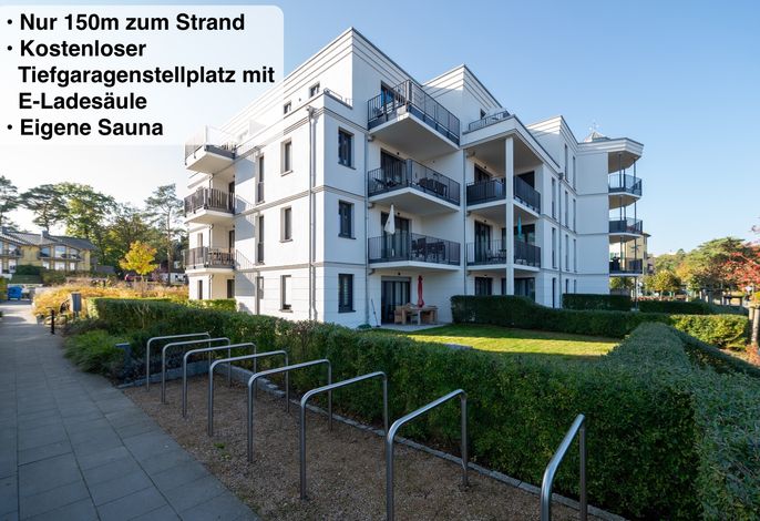 Ferienwohnung Enzian - Sauna, E-Ladestation & 150m zum Strand