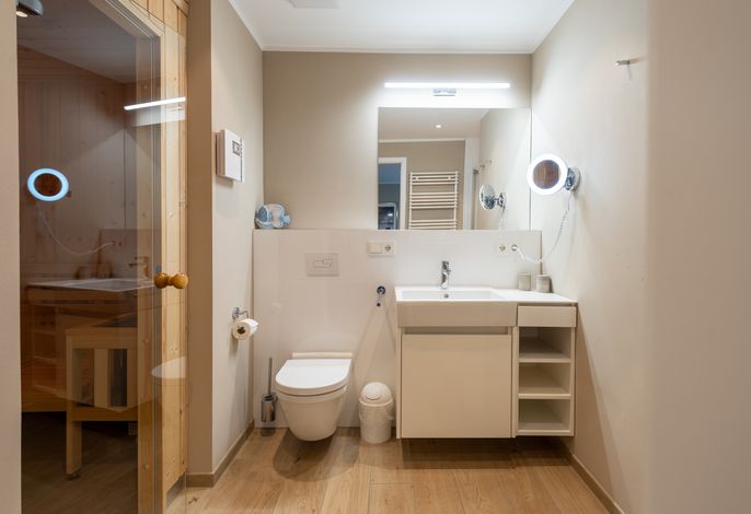 Ferienwohnung Enzian - Sauna, E-Ladestation & 150m zum Strand