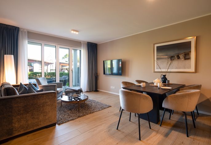 Ferienwohnung Enzian - Sauna, E-Ladestation & 150m zum Strand