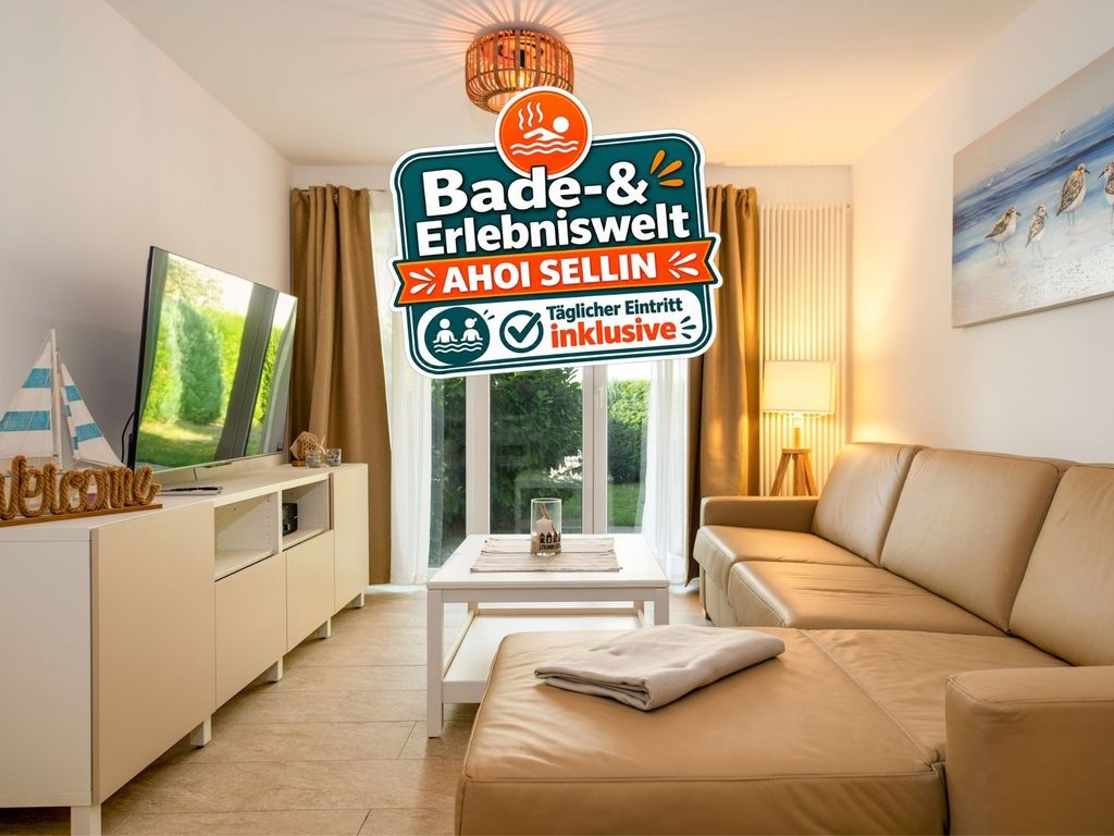 Ferienwohnung Strandliebe - Bade- & Erlebniswelt täglich inklusive