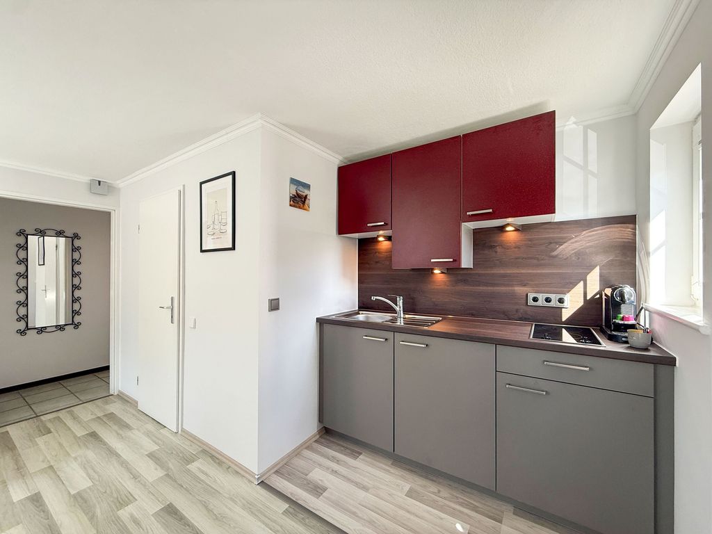 Gästehaus Daheim - Studio 09 mit Sitzecke im Freien