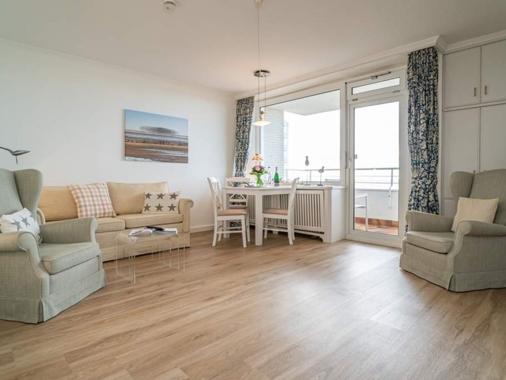 Atlantik Westerland: Schlafbereich der Ferienwohnung