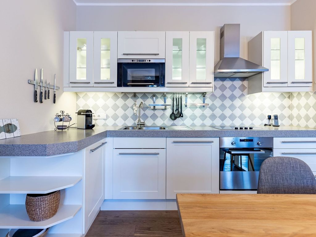 Haus Friedrichsen Wyk: Bad der Ferienwohnung
