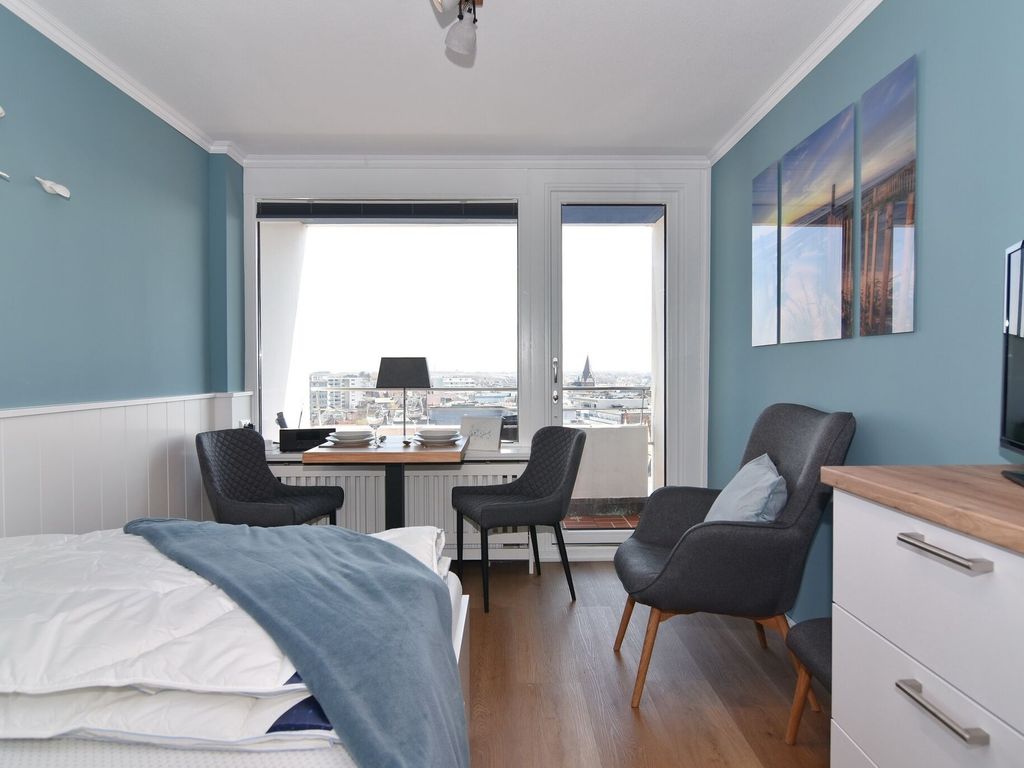 Haus am Meer, Whg. 155, Landseite mit Inselblick 7.OG