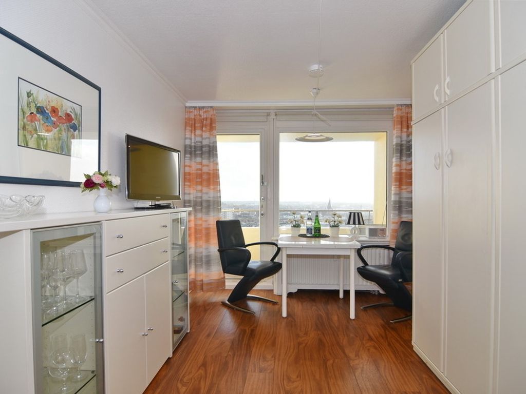 Metropol, Whg. 248, Landseite mit Inselblick 10.OG