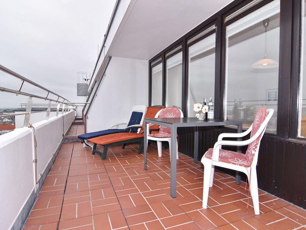 Sylter Welle, Whg. 107, Penthouse, Landseite mit Inselblick 10.OG