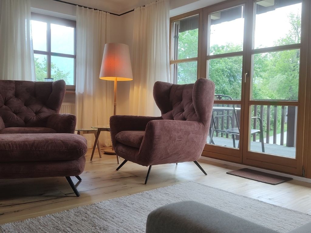 Alpenwohnung Sonntagshorn Ruhpolding – zentral & ruhig mit Bergblick