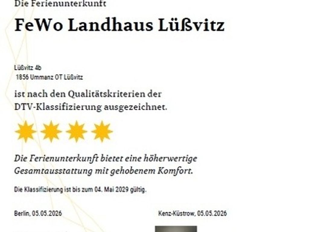 Landhaus Lüßvitz Ferienwohnung - Wallbox