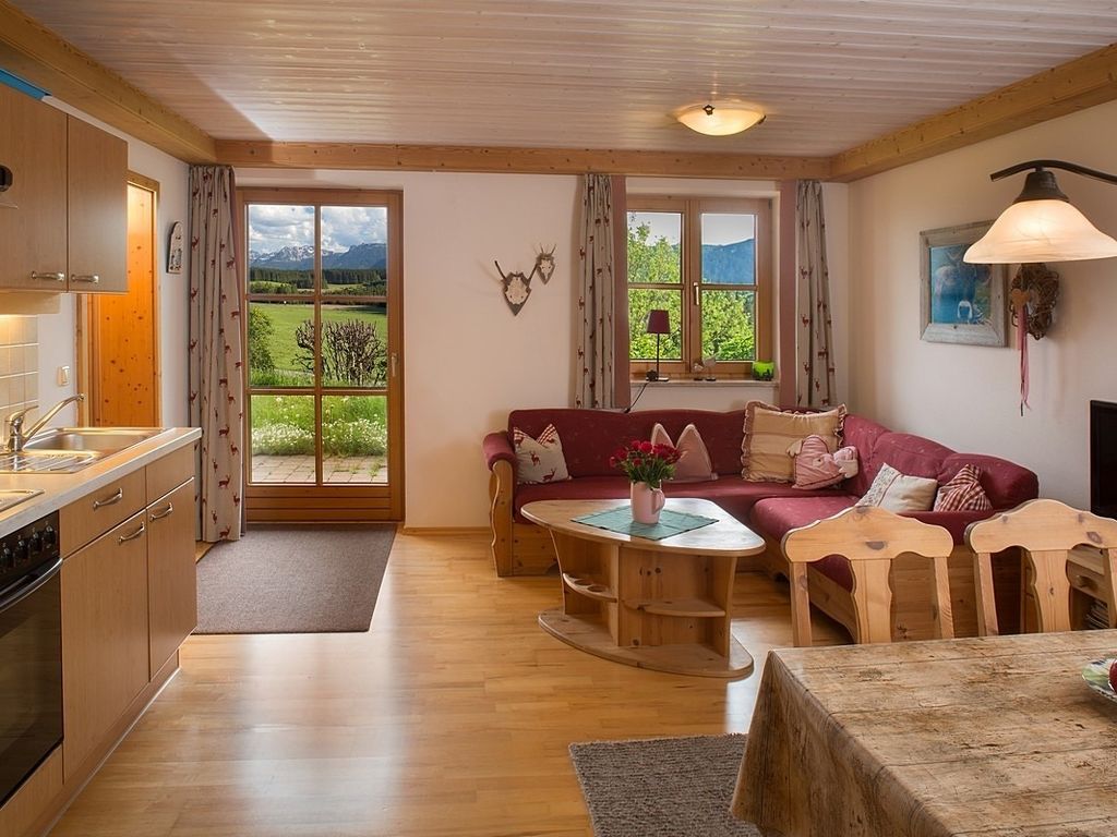 Ferienwohnung Alpenblick ****, Hof Alpenseeblick, Nesselwang/Attlesee/Allgäu