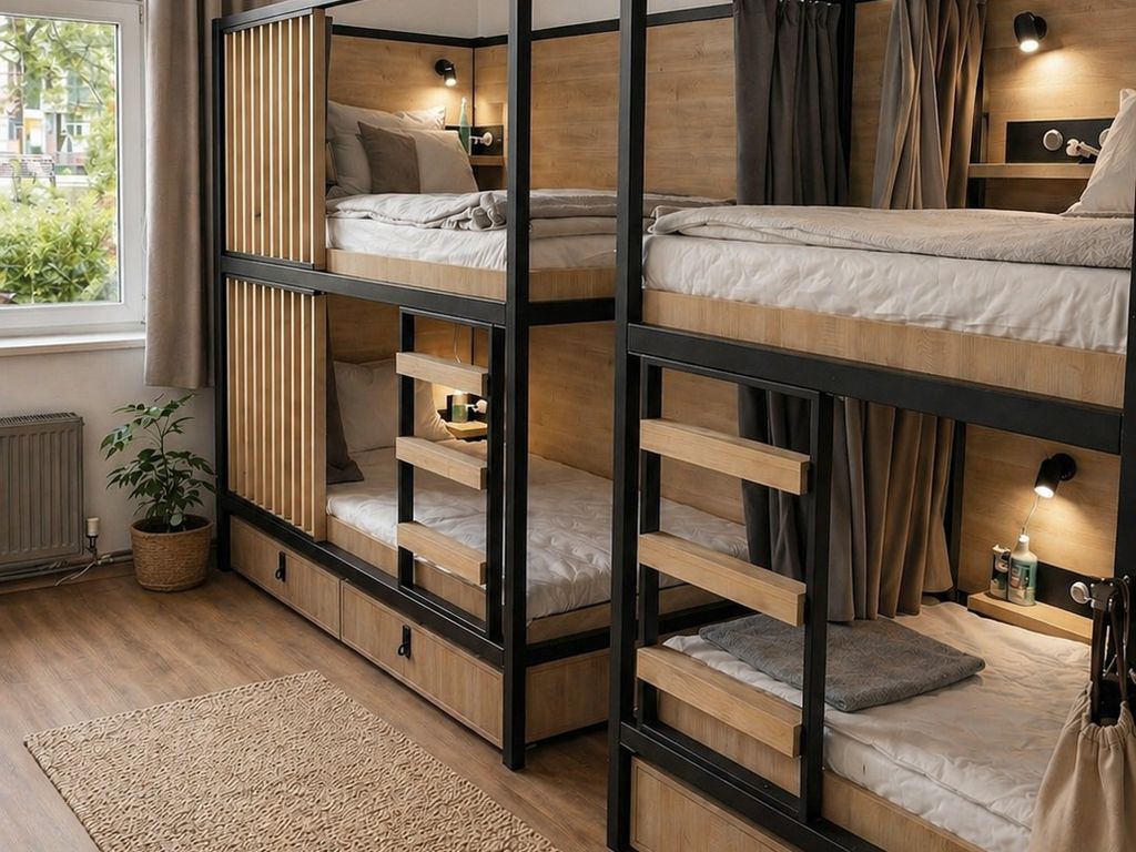 Privates Familienzimmer mit modernem Design (Berlin Sleep Club)