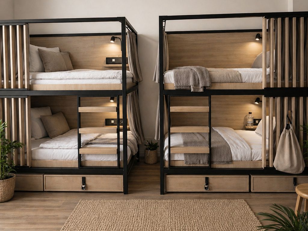 Privates Familienzimmer mit modernem Design (Berlin Sleep Club)