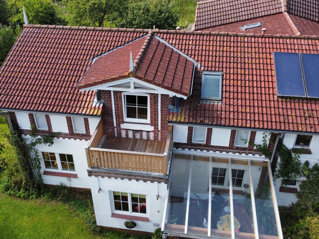 Erdgeschoss, überdachte Terrasse, Familienbett, Holzfußboden