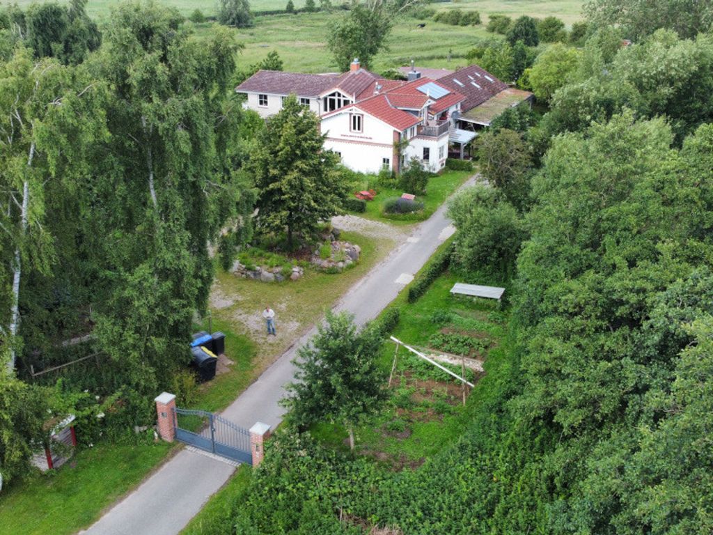 Erdgeschoss, überdachte Terrasse, Familienbett, Holzfußboden