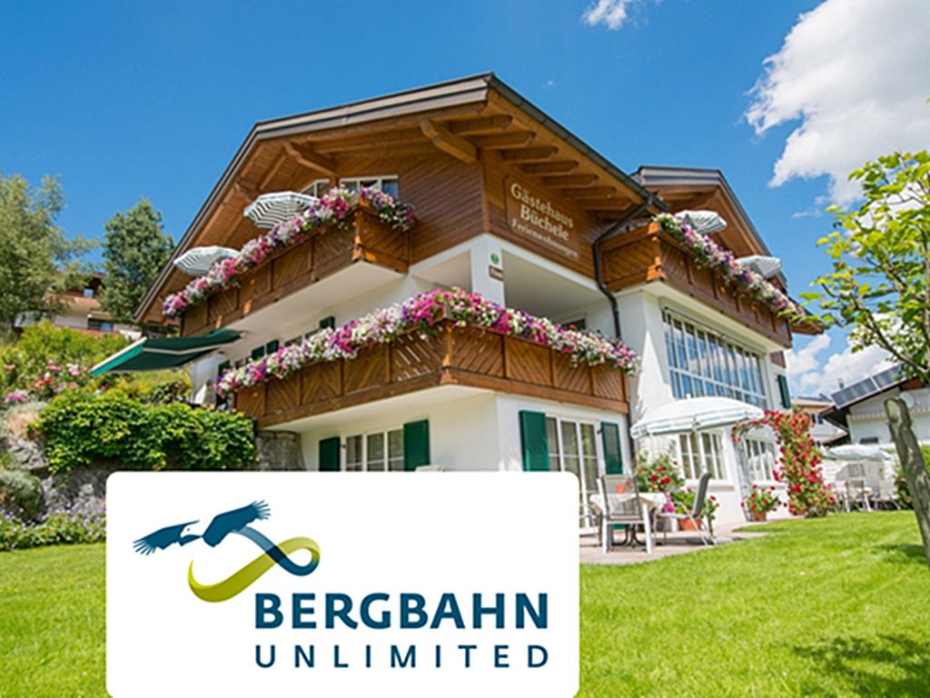 Doppelzimmer mit Bergblick im Gästehaus Büchele Kleinwalsertal