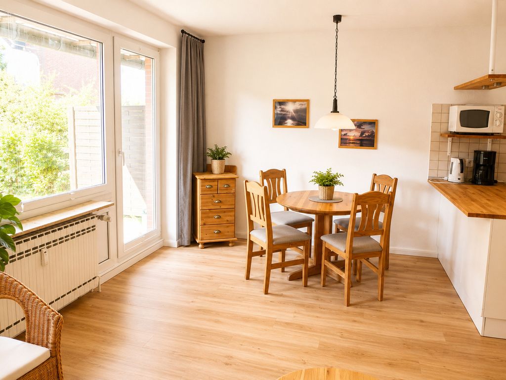 Ferienwohnung Amrum in Top-Lage – Nur wenige Minuten zum Strand | Terrasse & WLAN