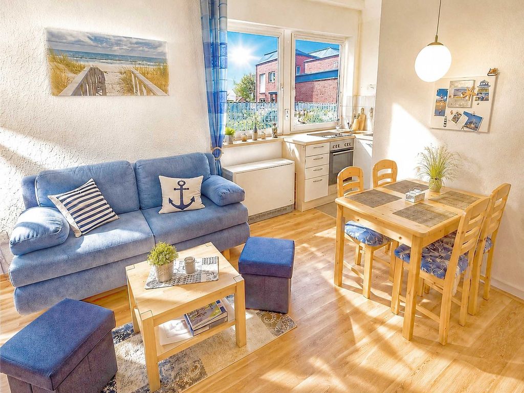 3-Sterne Ferienwohnung Deichgraf A-8, Nordsee  Burhave mit Balkon, Parkplatz, Pool & Sauna, WLAN