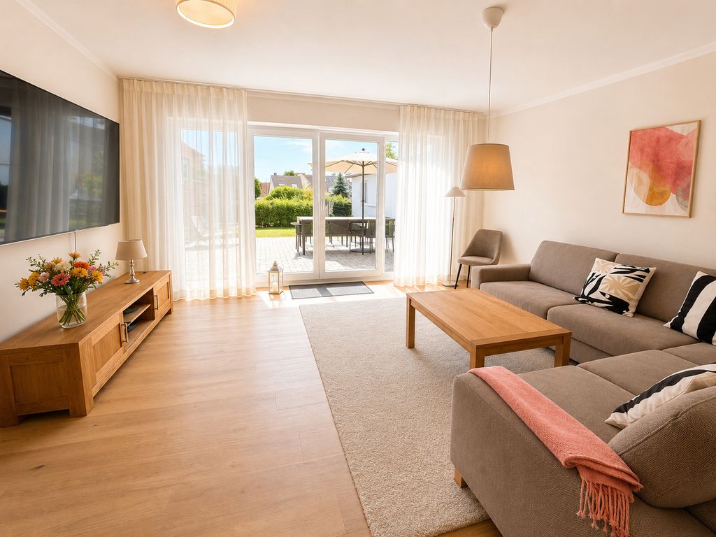 Ferienhaus mit Garten