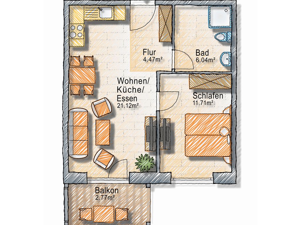 Comfort One Bedroom