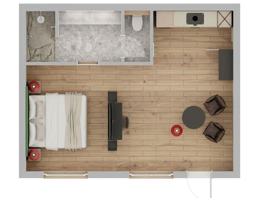 großzügiges 1 Zimmer Apartment im Neubau