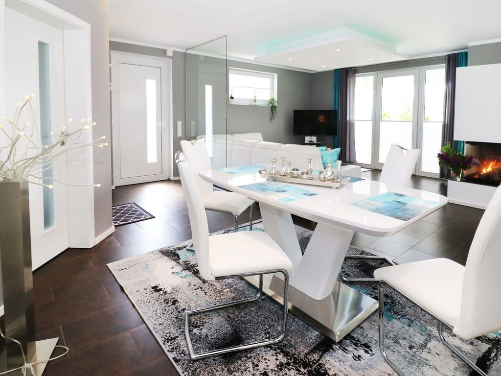 Ferienhaus Lady Lounge · Kamin · Terrasse · Grundstück · WLAN · Haustiere