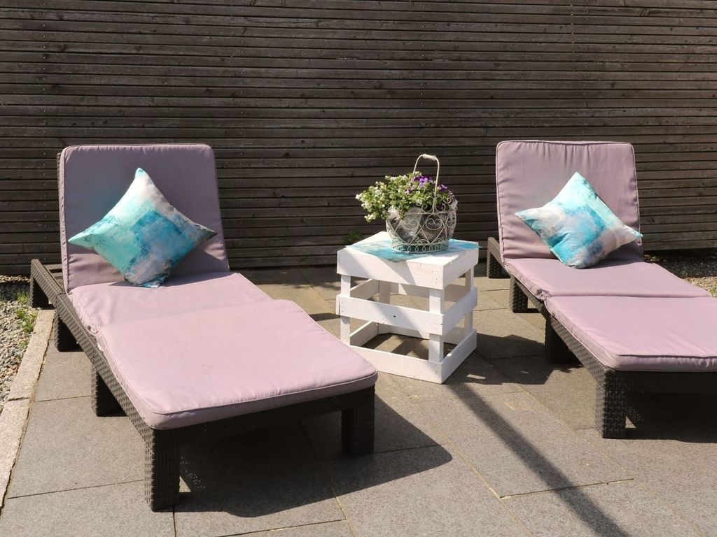 Ferienhaus Lady Lounge · Kamin · Terrasse · Grundstück · WLAN · Haustiere