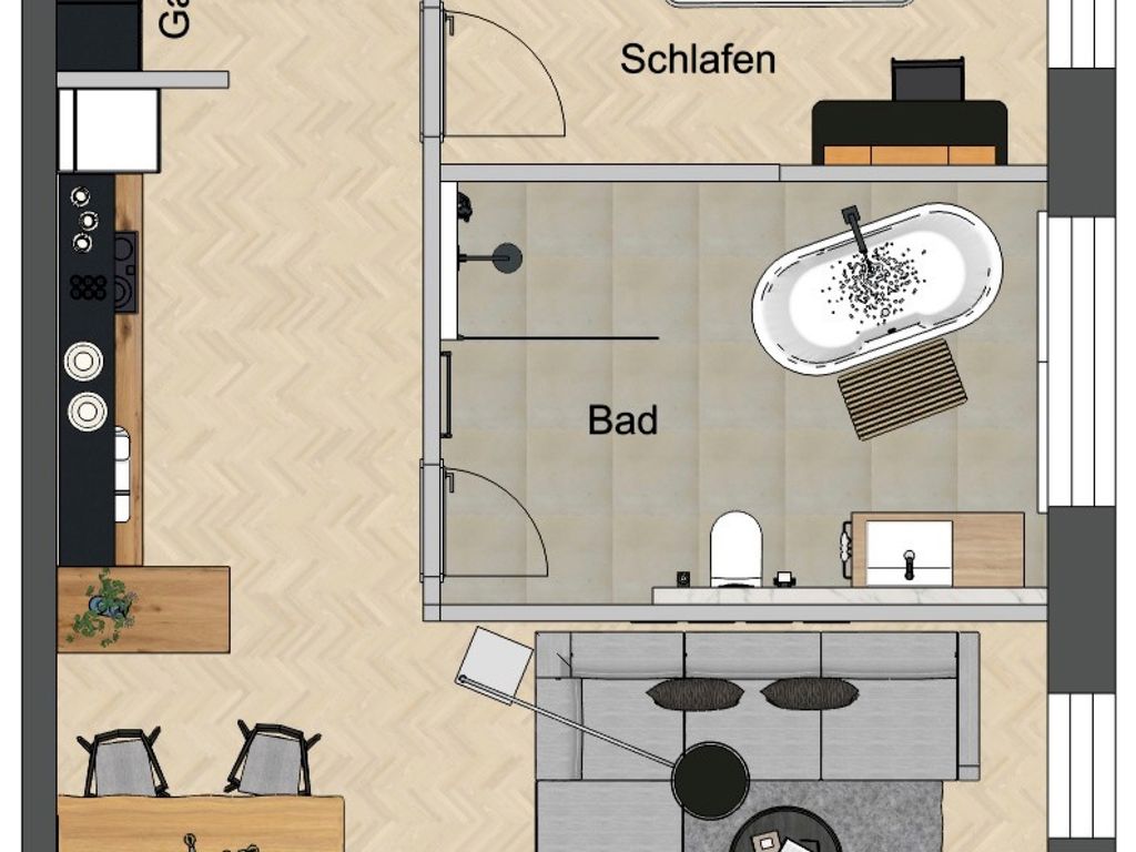 "Gestrandet Ost" | Komfort-Appartement (70 m²) | APPARTO Grömitz