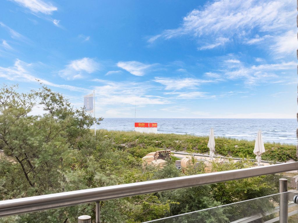 Strandburg Strandfeeling: Balkon mit Seeblick