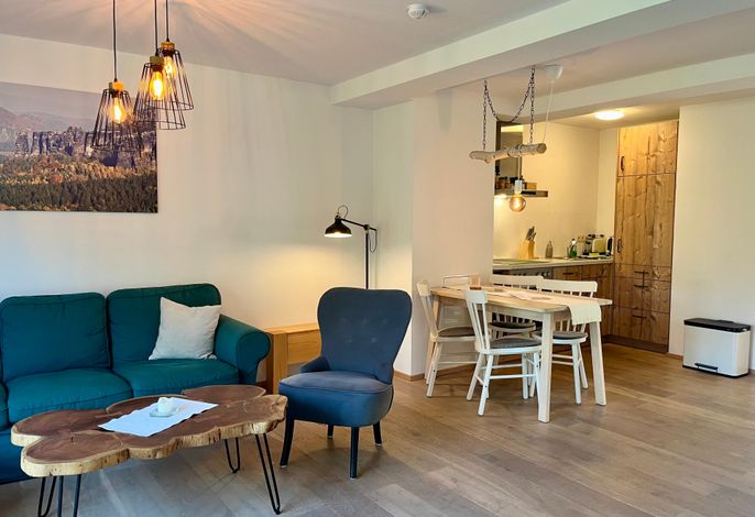 Schöna Urlaub - "Das Bequeme" Appartement (barrierefrei, 2–4 Personen) – Foto 3