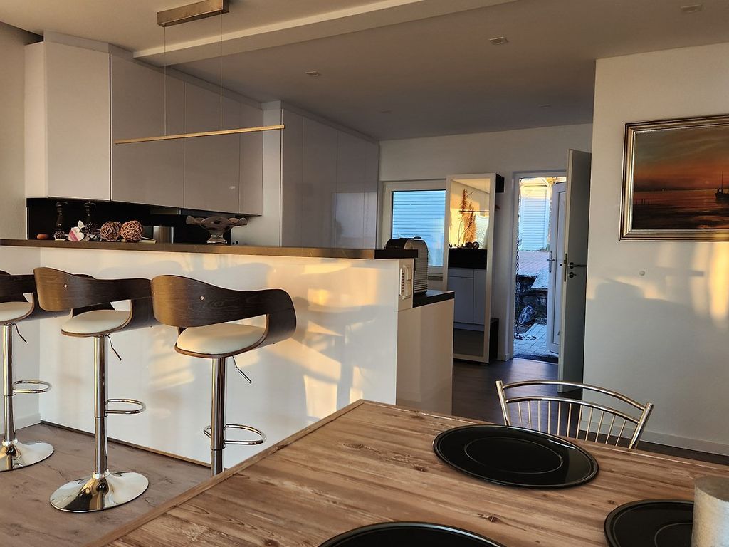 Ferienhaus Sealodge mit Seeblick, Sauna, Kamin an der Ostseeküste