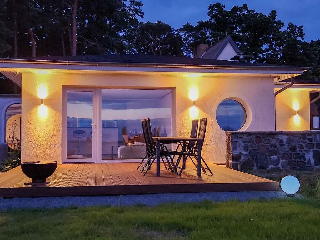 Ferienhaus Sealodge mit Seeblick, Sauna, Kamin an der Ostseeküste