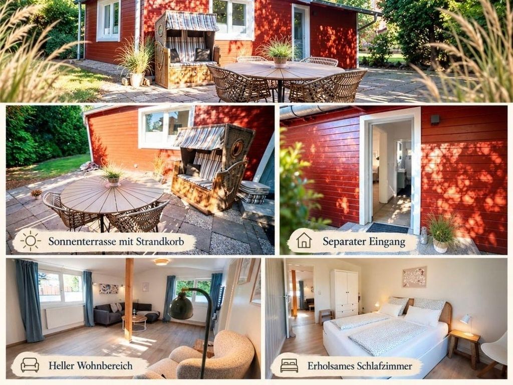 Ferienhaus  ,,Schwalbennest Bella“  in Albertsdorf Nähe des Strandes Gold