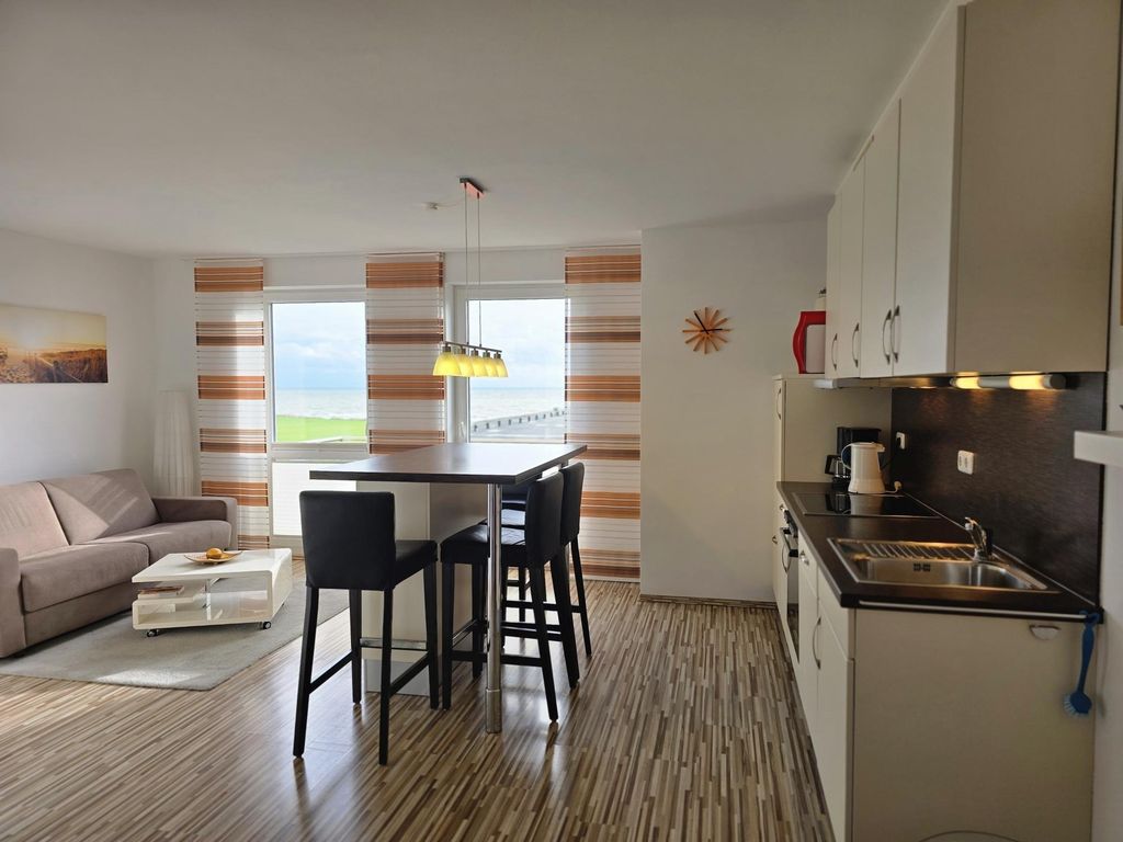 Fehmarnstrand II – Meerblick, Südbalkon und Strandkorb