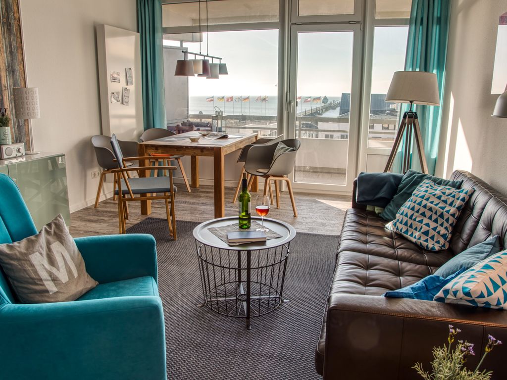"54 Grad Meer" - Grömitz-Center II - App. 12 - 2 Schlafzimmer, herrlicher Ostseeblick und kostenloses WLAN