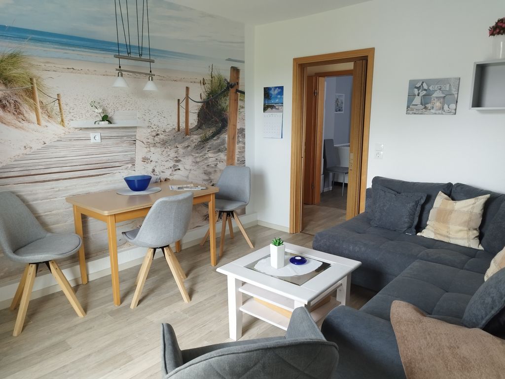 Fewo 1 mit Box -Bett, ruhig zum Garten, Süd-Balkon