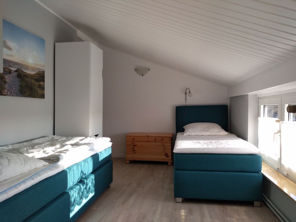 Haus Sandra FeWo 8 im 1.Stock, Box -Betten, Terrasse mit Strandkorb