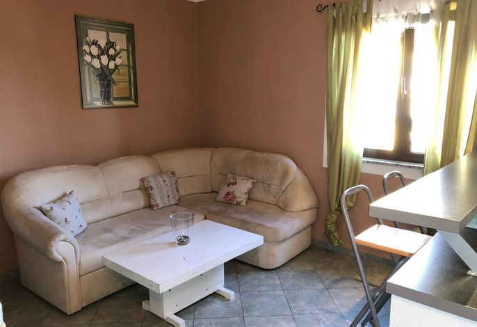 1-Zimmer-Ferienwohnung mit Terrasse und Meerblick Barbat, Rab A-16723-b