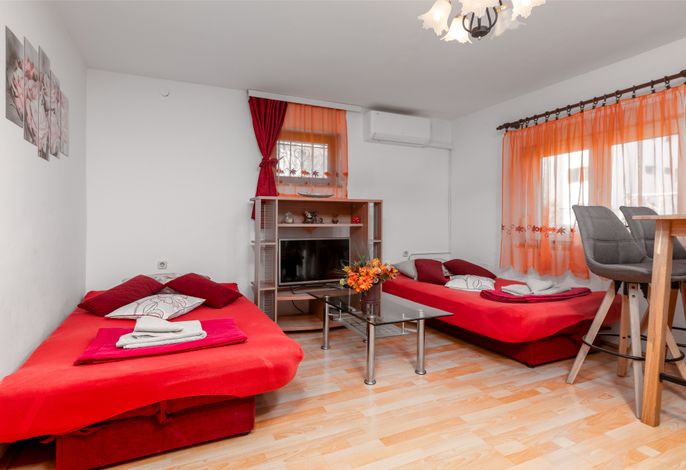 1-Zimmer-Ferienwohnung mit Terrasse Valbandon, Fazana A-19511-c