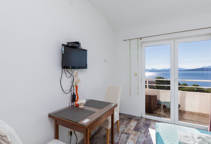 Studio Appartement mit Balkon und Meerblick Igrane, Makarska AS-22690-c