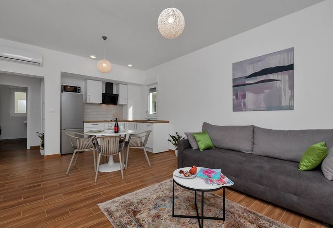 1-Zimmer-Ferienwohnung mit Balkon Tucepi, Makarska A-23256-a