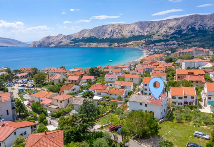 Ferienwohnungen mit Parkplatz Baska, Krk - 23742