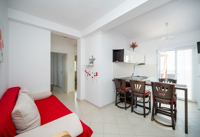2-Zimmer-Ferienwohnung mit Terrasse Zaton, Zadar A-24003-c