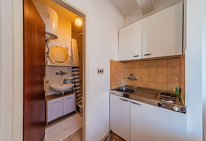 Studio Appartement am Strand Orebic, Peljesac AS-24015-a