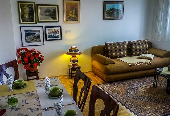 1-Zimmer-Ferienwohnung mit Balkon und Meerblick Mastrinka, Ciovo A-24035-a